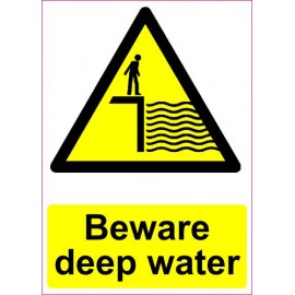 Lipdukas Beware deep water
